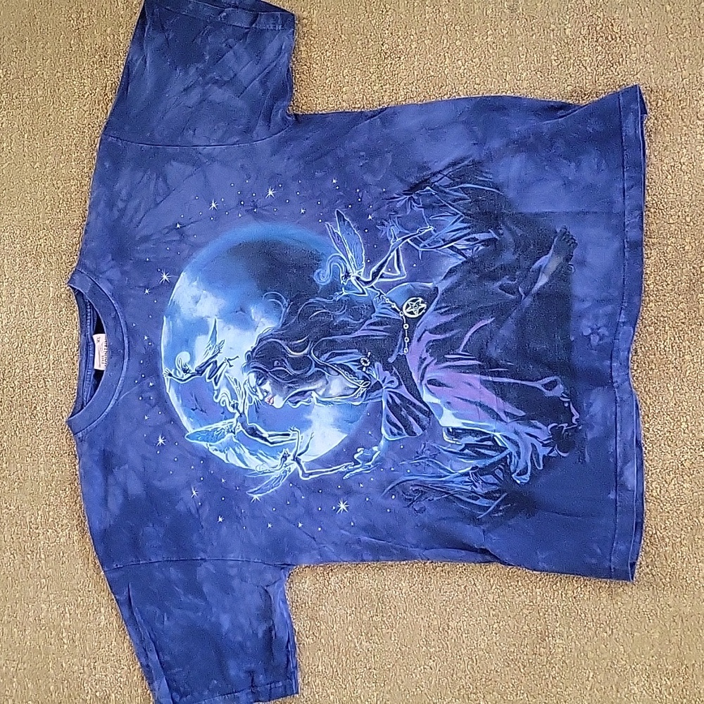 Vintage Rare The Mountain Witch/Fairy Graphic T-shirt XL – Fantasy Art